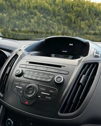 Ford Kuga cena 58000 przebieg: 191000, rok produkcji 2016 z Poręba małe 352